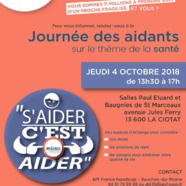 Journée des aidants 4 Novembre La Ciotat