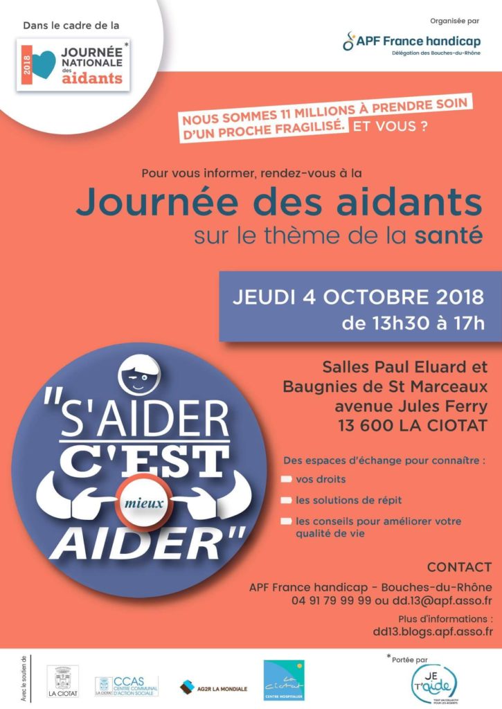 Journée des aidants 4 Novembre La Ciotat