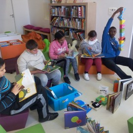 LE GROUPE PASSERELLE A LA MEDIATHEQUE !