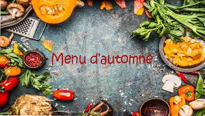 Les menus du mois d’Octobre